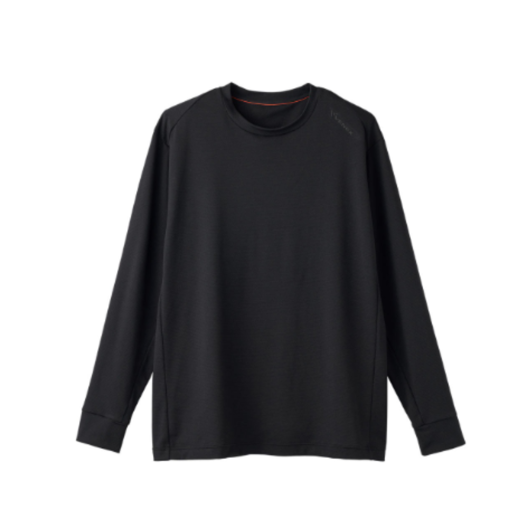 ＜キャンペーン＞べネクス ロングスリーブ クルーネック メンズ（ブラック）