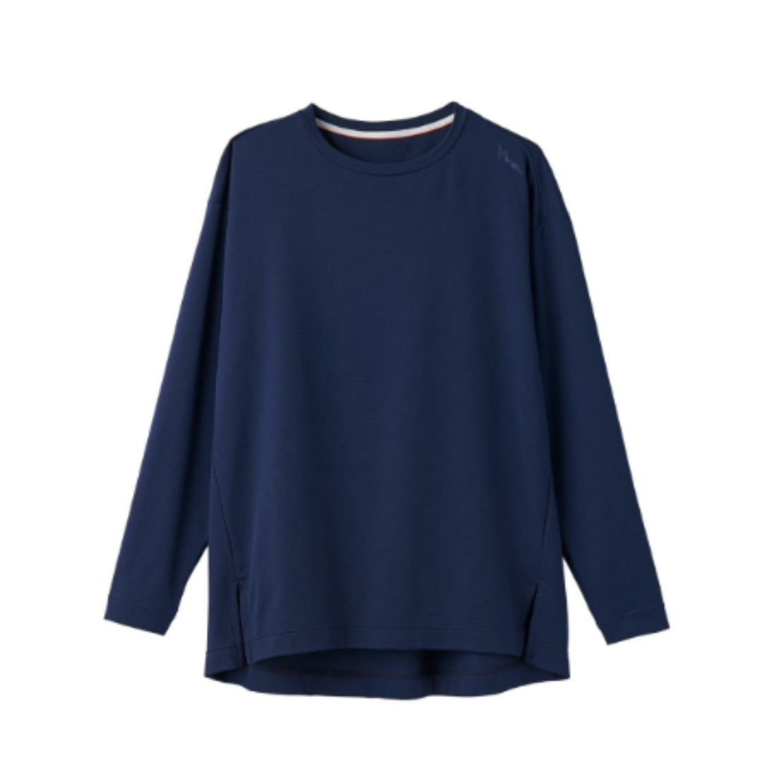 ＜キャンペーン＞べネクス ロングスリーブ ボートネック レディース（ネイビー）