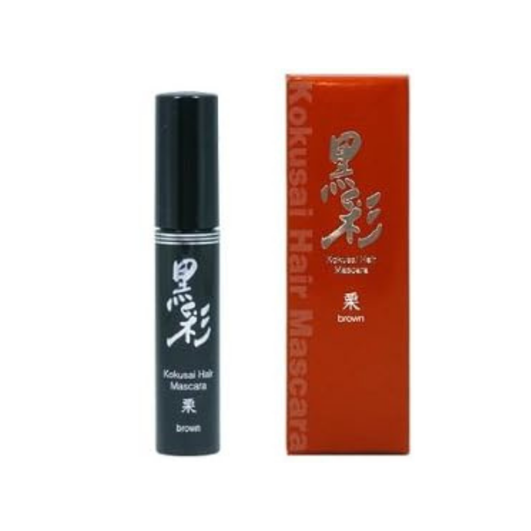 黒 彩 ヘアマスカラ 栗 9ml